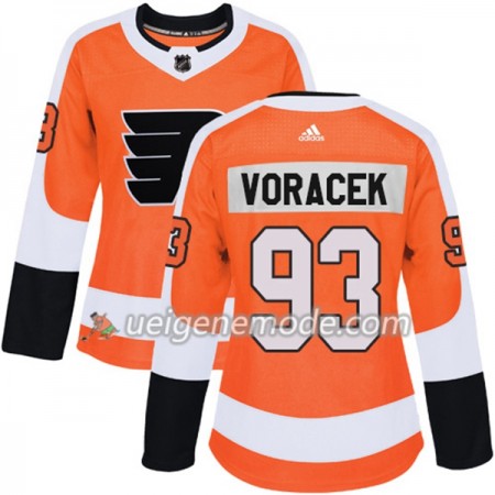 Dame Eishockey Philadelphia Flyers Trikot Jakub Voracek 93 Adidas 2017-2018 Orange Authentic
